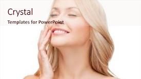  Presentation with health - Audience pleasing slides consisting of anti aging - health and beauty concept backdrop and a lemonade colored foreground