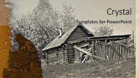  Presentation with aging - Presentation theme enhanced with aging photography background and a light gray colored foreground