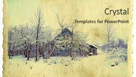  Presentation with aging - PPT layouts with aging photography background and a blonde colored foreground