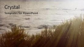  Presentation with aging - Slide deck with aging photography background and a light gray colored foreground