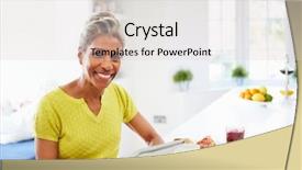  Presentation with african american couples - Amazing slide deck having aging work - african american woman using digital backdrop and a  colored foreground