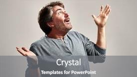  Presentation with steel industry man grinding - Colorful presentation enhanced with agitation - glad excited laughing mature man backdrop and a gray colored foreground