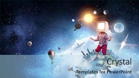  Presentation with children - Slide deck enhanced with agitation - tv addicted children mixed media background and a light blue colored foreground