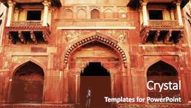  Presentation with agra - Cool new slides with agra - fatehpur sikri india built backdrop and a tawny brown colored foreground