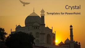  Presentation with agra - Theme enhanced with keep in touch connection relationship follow concept background and a gray colored foreground