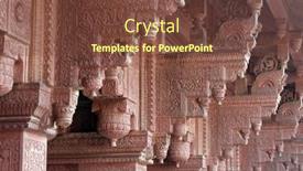  Presentation with agra - PPT theme consisting of agra-india-february-14-columns background and a tawny brown colored foreground