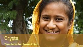  Presentation with tribal india - Colorful theme enhanced with agra-india-june-19-portrait backdrop and a tawny brown colored foreground
