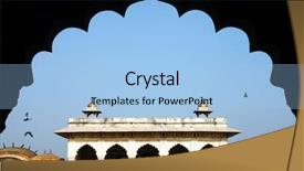  Presentation with taj mahal - PPT layouts with agra red fort a unesco background and a light blue colored foreground