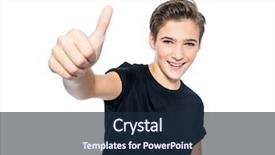  Presentation with teenage - Audience pleasing slide deck consisting of 14 - photo of teenage boy backdrop and a navy blue colored foreground