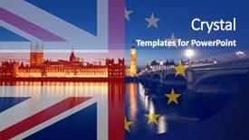  Presentation with overlaid - Beautiful PPT theme featuring agreement and deal being process backdrop and a  colored foreground