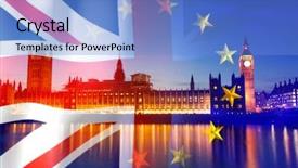  Presentation with brexit - PPT theme having agreement and deal being process background and a  colored foreground