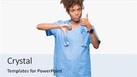  Presentation with nursing - Presentation theme with agreement expression crazy conflict background and a light blue colored foreground