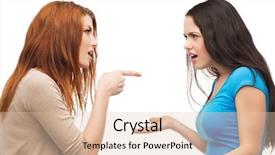  Presentation with bullying - Colorful presentation theme enhanced with agressivity - bullying friendship and people concept backdrop and a lemonade colored foreground