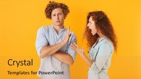  Presentation with friends - PPT layouts enhanced with agressivity - image of agressive friends loving background and a gold colored foreground