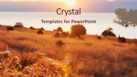  Presentation with agri - Slide deck featuring agri - picturesque rural landscapes in turkey background and a lemonade colored foreground