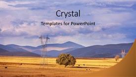  Presentation with agri - Colorful PPT layouts enhanced with agri - picturesque rural landscapes in turkey backdrop and a light blue colored foreground