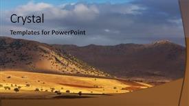  Presentation with agri - Presentation theme enhanced with agri - picturesque rural landscapes in turkey background and a seafoam green colored foreground