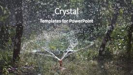  Presentation with agriculture field - Cool new slide set with happy family reading a book backdrop and a light gray colored foreground