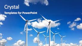  Presentation with sustainable agriculture - Colorful PPT theme enhanced with agriculture and industry backdrop and a ocean colored foreground