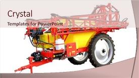  Presentation with agriculture - Audience pleasing slide deck consisting of agriculture automation - image of agricultural machine backdrop and a lemonade colored foreground