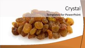  Presentation with spoilage fruit and vagetable - Colorful PPT layouts enhanced with agriculture caisin - raisins fruit isolated on white backdrop and a white colored foreground