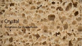  Presentation with navy blue texture dark slate - PPT theme consisting of agriculturedesign - texture of dark rye bread background and a coral colored foreground