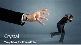  Presentation with training aspire man running - Beautiful PPT layouts featuring ahead competition - business man running away backdrop and a ocean colored foreground