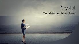  Presentation with way - PPT layouts with ahead competition - way to success mixed background and a  colored foreground