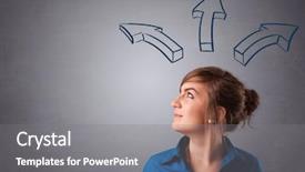  Presentation with arrows - Amazing slide set having close up of white rice on white background top view high resolution product backdrop and a sky blue colored foreground