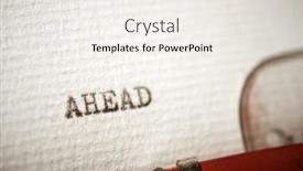  Presentation with cyber sex word written - Slide deck featuring ahead-word-written background and a sky blue colored foreground