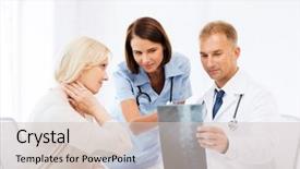  Presentation with radiology - Audience pleasing presentation consisting of aids skeleton - healthcare medical and radiology concept backdrop and a lemonade colored foreground