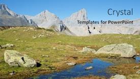  Presentation with france - Beautiful slide deck featuring aiguilles-du-ansabere-in-lescun backdrop and a light blue colored foreground