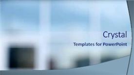  Presentation with business abstract - Cool new slide set with aim stars - abstract blurry business center background backdrop and a sky blue colored foreground