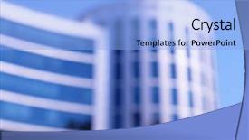  Presentation with business abstract - Amazing PPT theme having aim stars - abstract blurry business center background backdrop and a light blue colored foreground