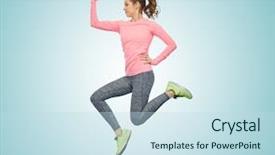  Presentation with young happy people smiling - Amazing PPT layouts having air and showing power backdrop and a sky blue colored foreground