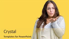  Presentation with kiss - Slide set featuring air being lovely and sexy background and a  colored foreground