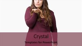  Presentation with plus size fashion model - Theme having air being lovely and sexy background and a  colored foreground