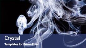  Presentation with smoke font - PPT layouts with air blast - puff of smoke background and a  colored foreground