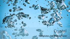  Presentation with light bubbles - Colorful slide deck enhanced with air-bubbles-rising-up backdrop and a light blue colored foreground