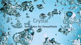  Presentation with light bubbles - Slide deck featuring air-bubbles-rising-up background and a light blue colored foreground