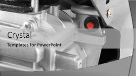  Presentation with fuse - Amazing slide deck having air compressor on white background backdrop and a light gray colored foreground