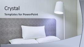  Presentation with decoration - Presentation theme featuring air con - modern house interior decoration background and a  colored foreground