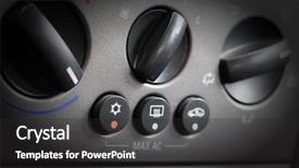  Presentation with auto - PPT layouts enhanced with air condition monitor - klimaanlage auto background and a  colored foreground