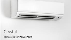  Presentation with air - Beautiful slide set featuring air-condition-wall-split-system backdrop and a white colored foreground