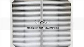  Presentation with furnace - Theme featuring air conditioner and furnace filter background and a light gray colored foreground