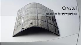  Presentation with air filtration - Colorful PPT theme enhanced with air conditioner filter full backdrop and a light gray colored foreground