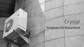  Presentation with conditioner - Slides enhanced with air-conditioner-on-wall background and a light gray colored foreground