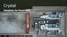  Presentation with air conditioning - Theme enhanced with air-conditioning-equipment-atop background and a dark gray colored foreground