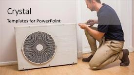  Presentation with air conditioning - Colorful slide deck enhanced with air conditioning in a new backdrop and a lemonade colored foreground