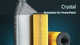  Presentation with air filtration - Colorful PPT theme enhanced with air filtration - car oil filters and motor backdrop and a wine colored foreground